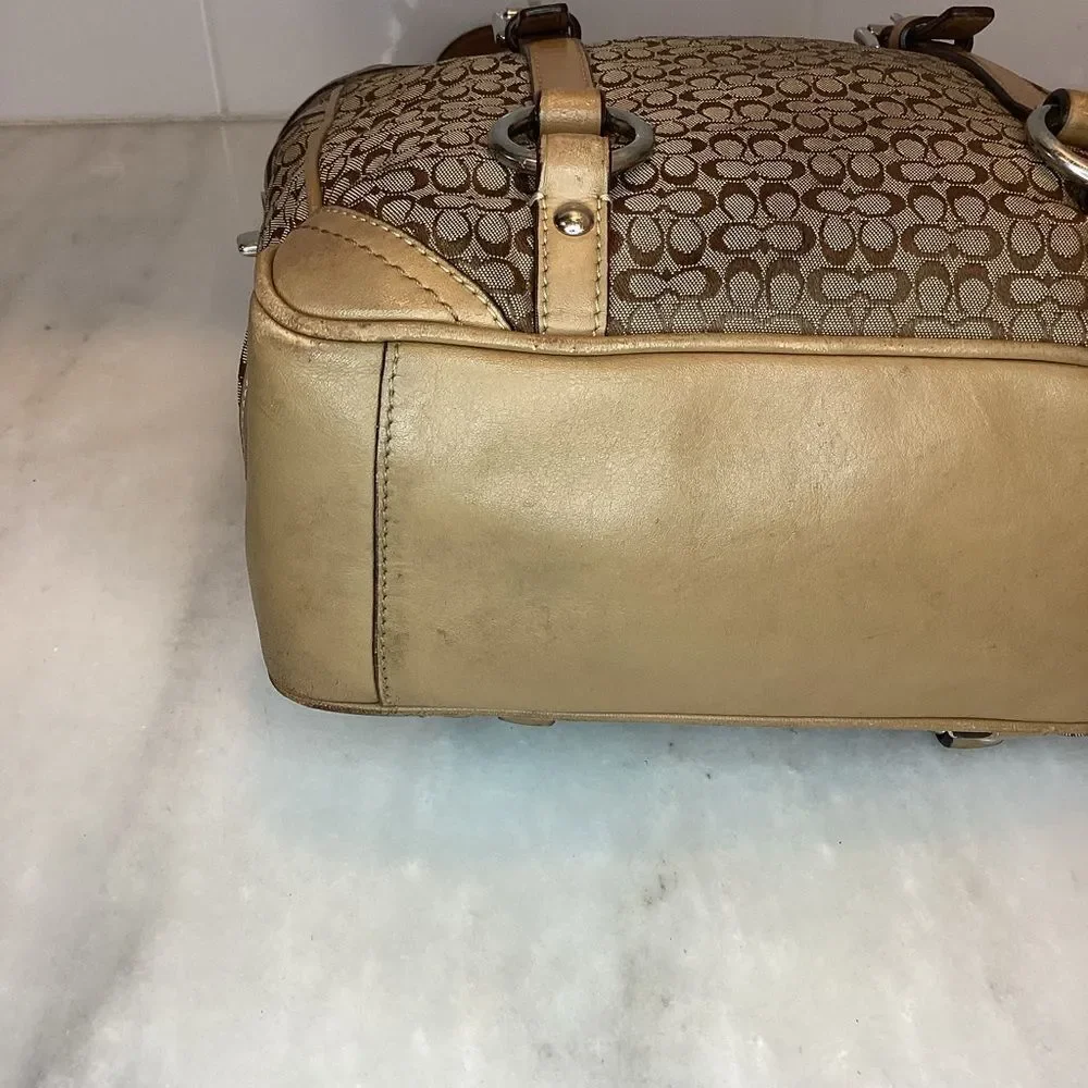 Coach Bag Purse Handbag Signature Mini C Jacquard EW Gallery Tote Pocketbook